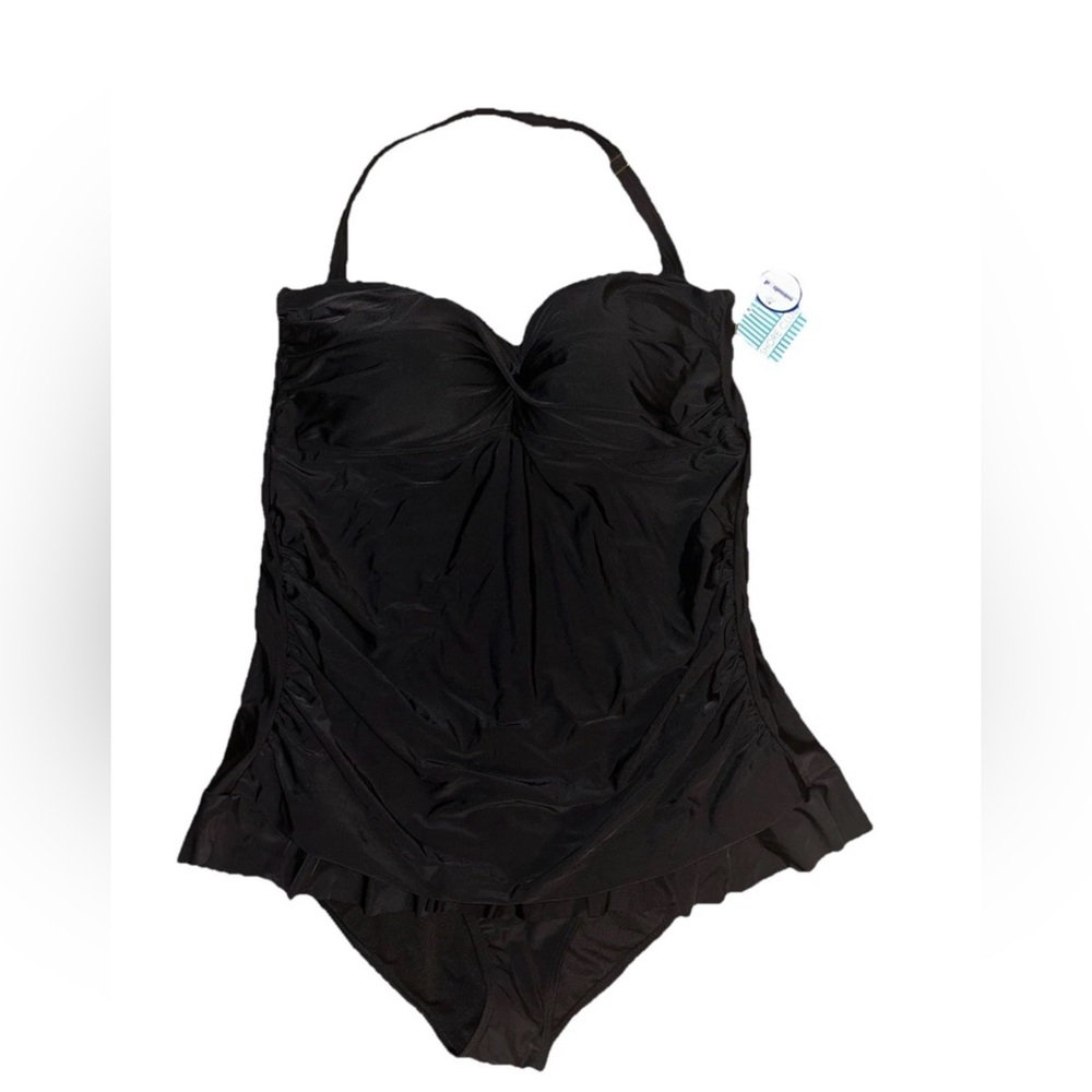 NEW Swimsuits for All Shore Club Plus Size 24 One Piece Swimsuit